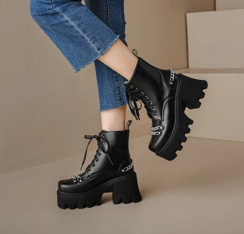 Black Casual Boots