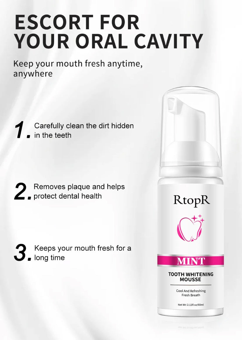 Mint Tooth Whitening Mousse