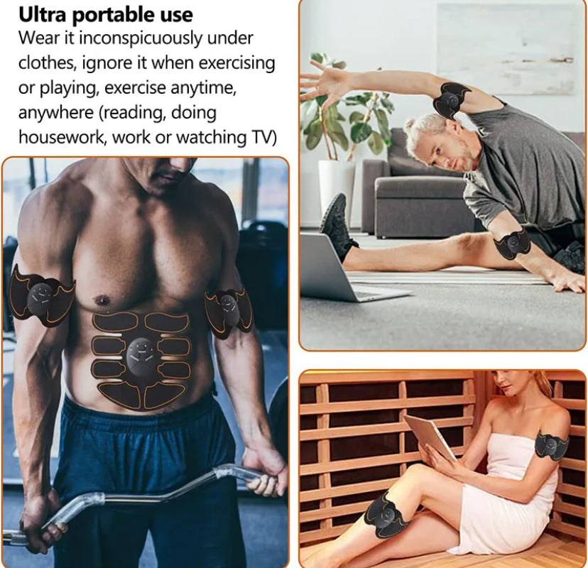 Wireless EMS Abdominal Muscle Stimulator Slimming Massager