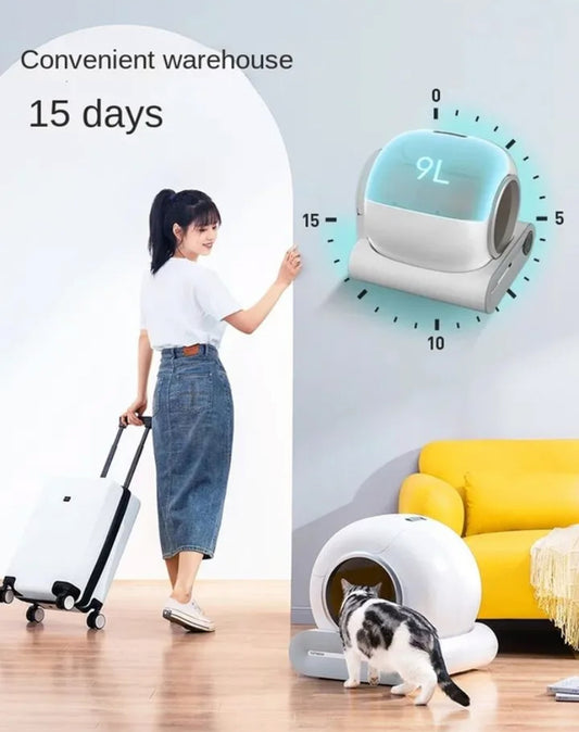 Tonepie Automatic Toilet for Cats Self-Cleaning