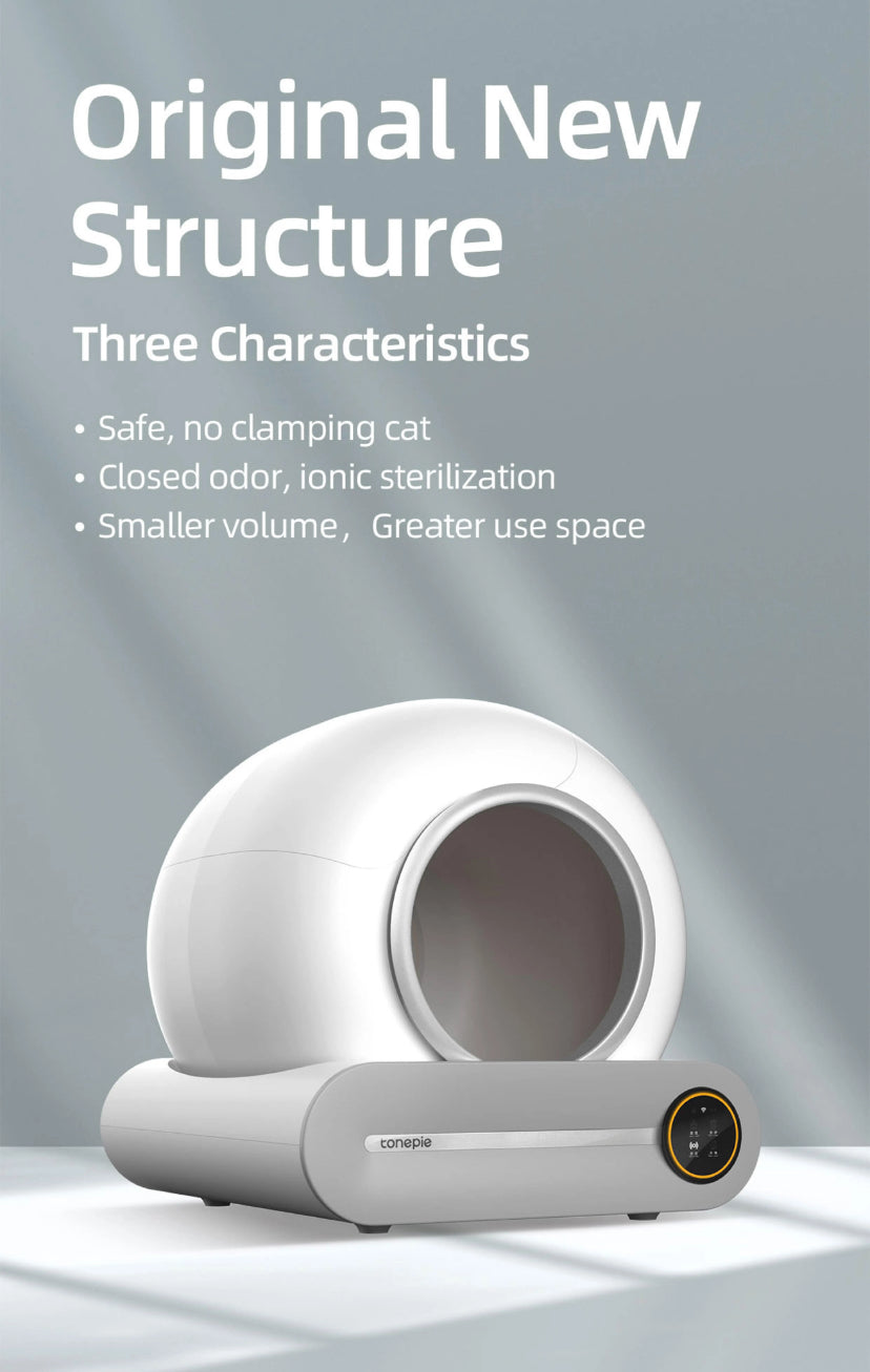 Tonepie Automatic Toilet for Cats Self-Cleaning