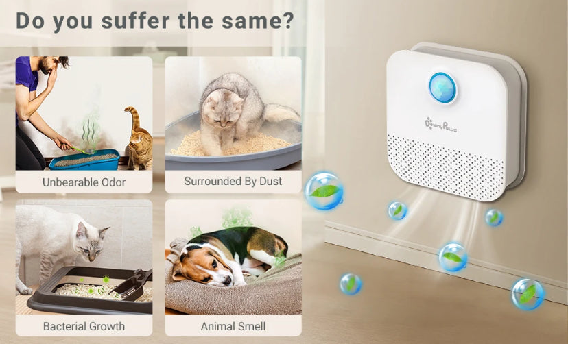 Rechargeable Air Cleaner Pets Deodorization and More
