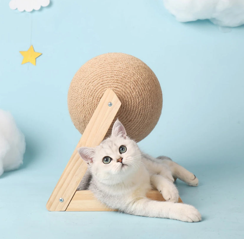 Sisal Rope Cat Scratching Ball Toy