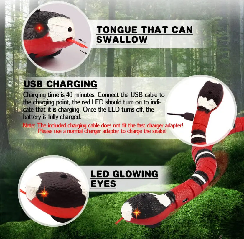 Snake Interactive Cat Toys Automatic