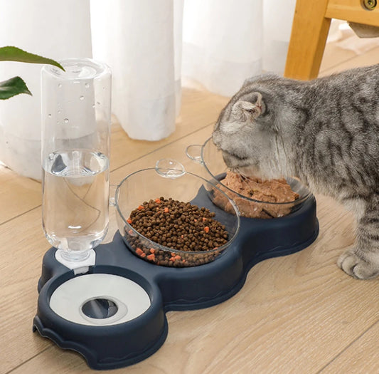 Food Bowl With Water Fountain for cats and dogs