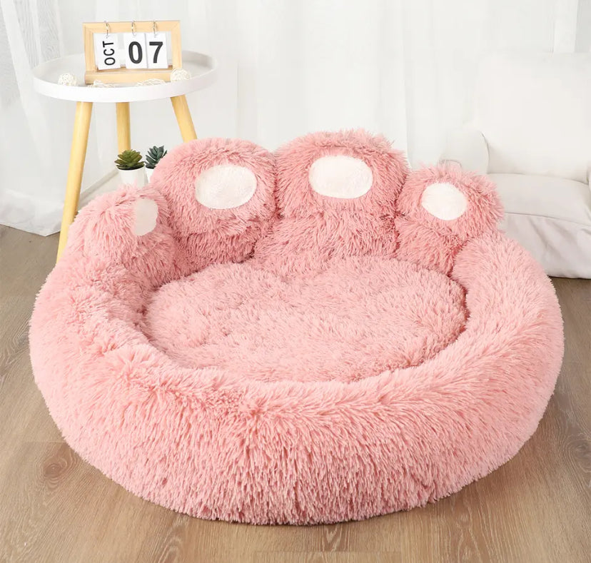Soft Plush Round Dogs Cats Bed for Sweet Dreams