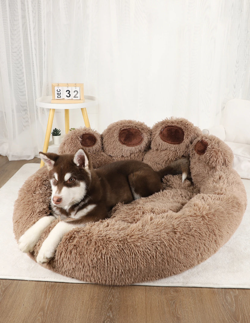 Soft Plush Round Dogs Cats Bed for Sweet Dreams