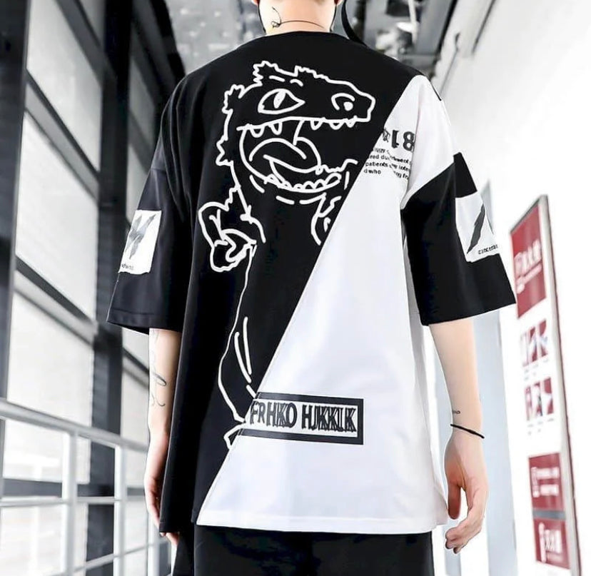 Men's Hip Hop Style Suit Black White