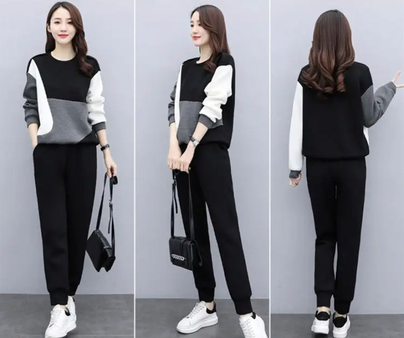 Casual Solid Style Women’s Set