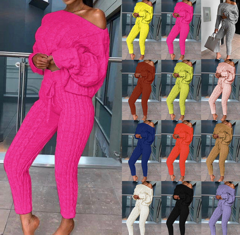 Knitted Women's Beautiful Suit 12 colors